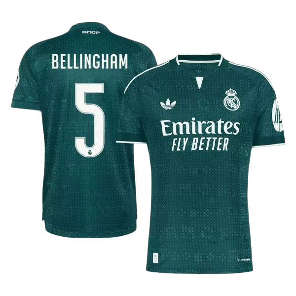 BELLINGHAM #5 Real Madrid Away Match Jersey Player Version 2026/27 - Image 1