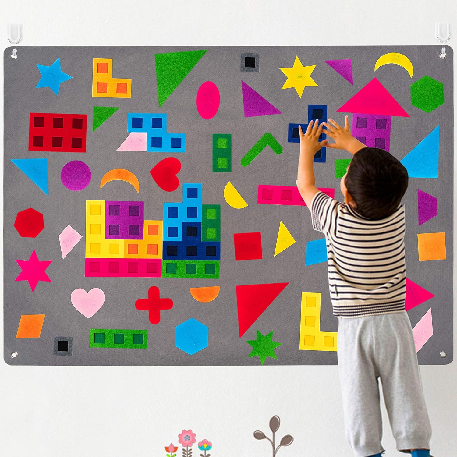 Montessori Peuterschool Lesviltbord met 64 Stuks Verhalenset