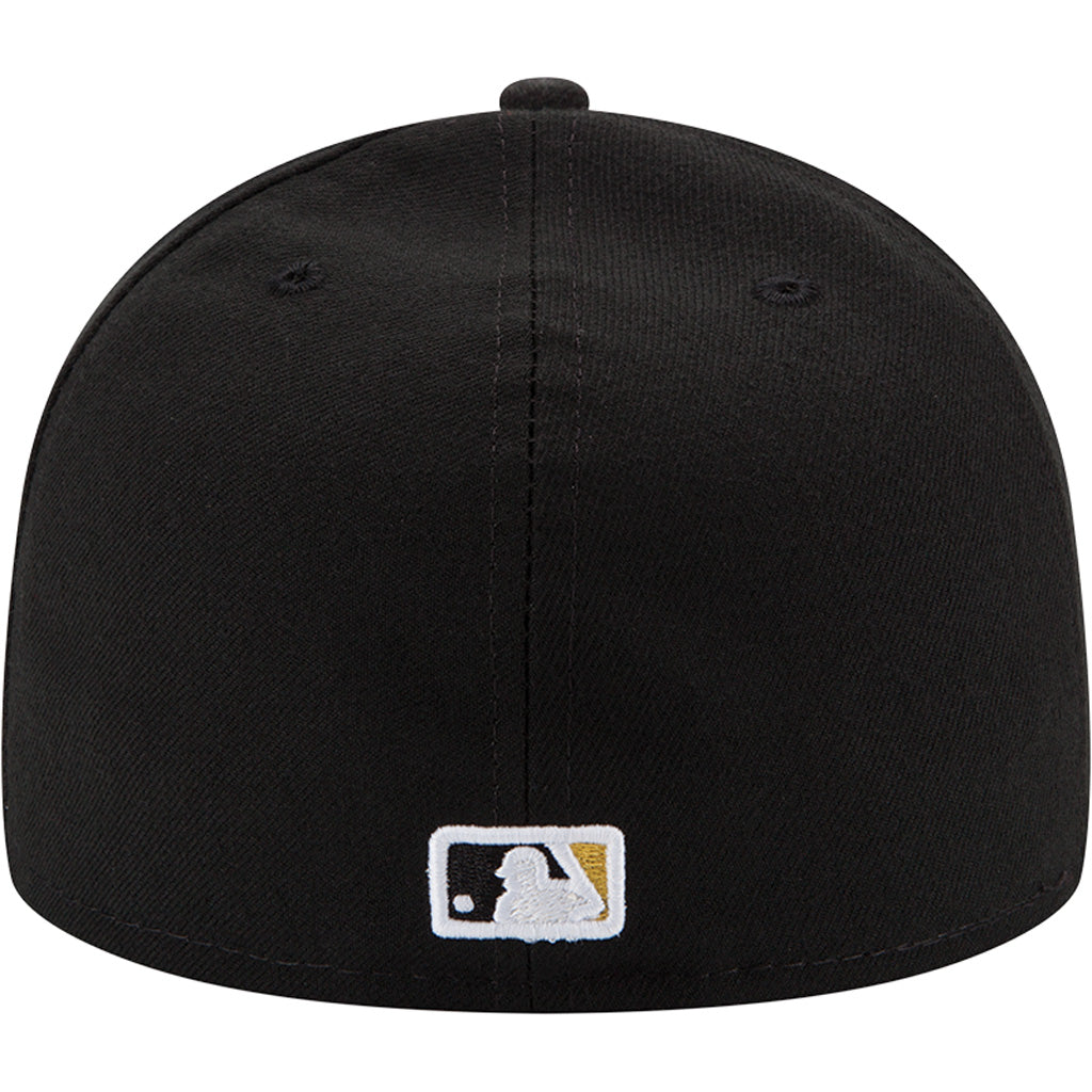 MLB Pittsburgh Pirates Youth New Era Home Authentic Collection 59FIFTY Fitted Hat - Black