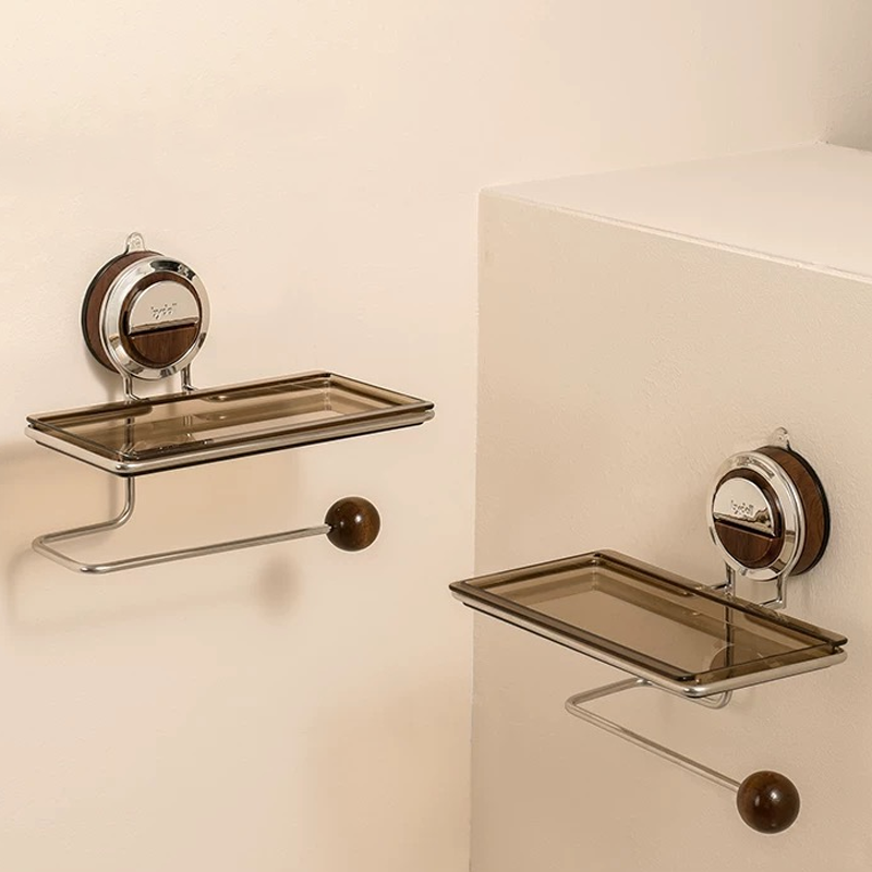No-Drill Suction Stainless Steel Toilet Paper Holder – Rustproof & Easy to Install