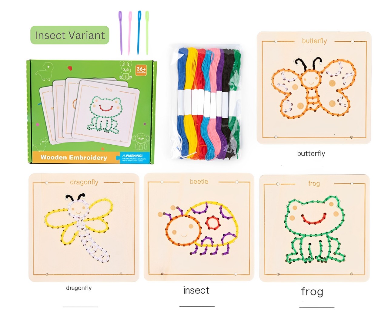 Gioco Montessori per infilare