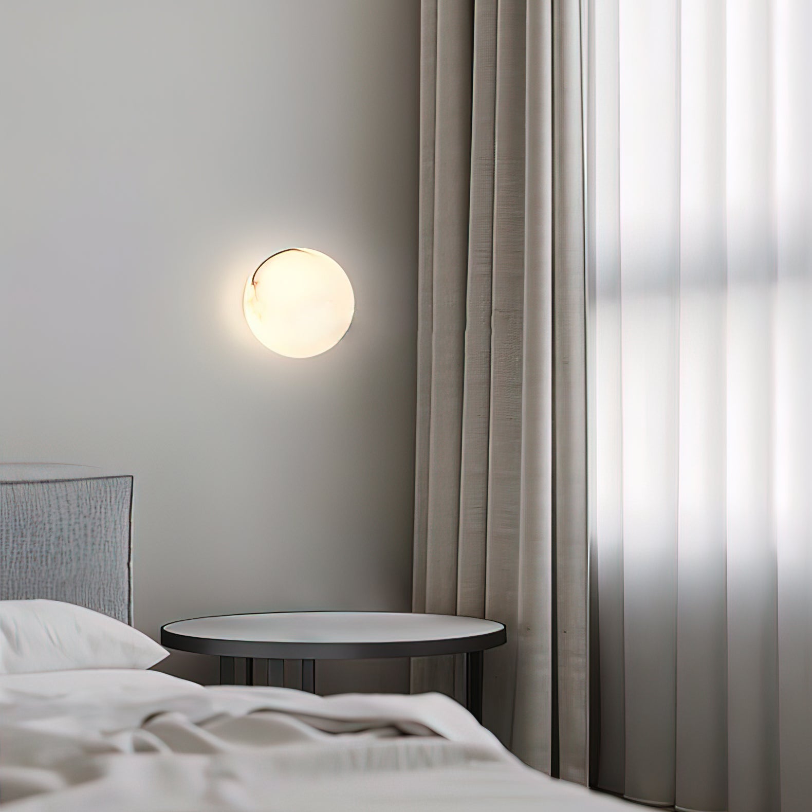 Alabaster Globe LED Wall Sconce 1-Light