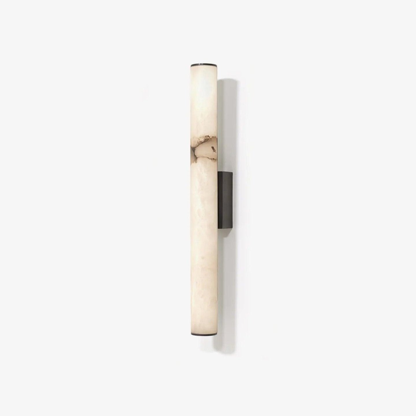 Modern Alabaster Tube LED Wall Sconce 1-Light