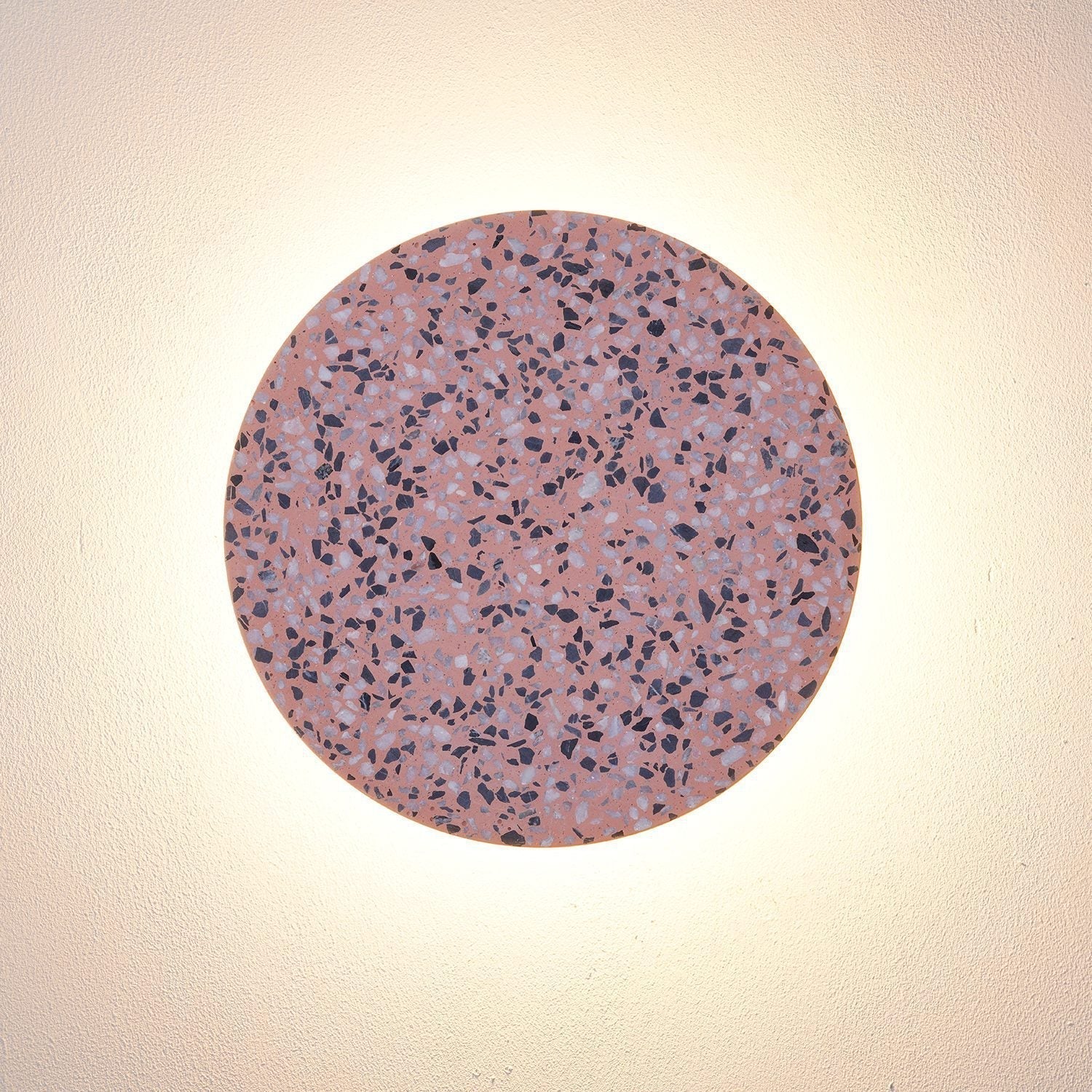 Modern Terrazzo Round Wall Sconce LED 1-Light