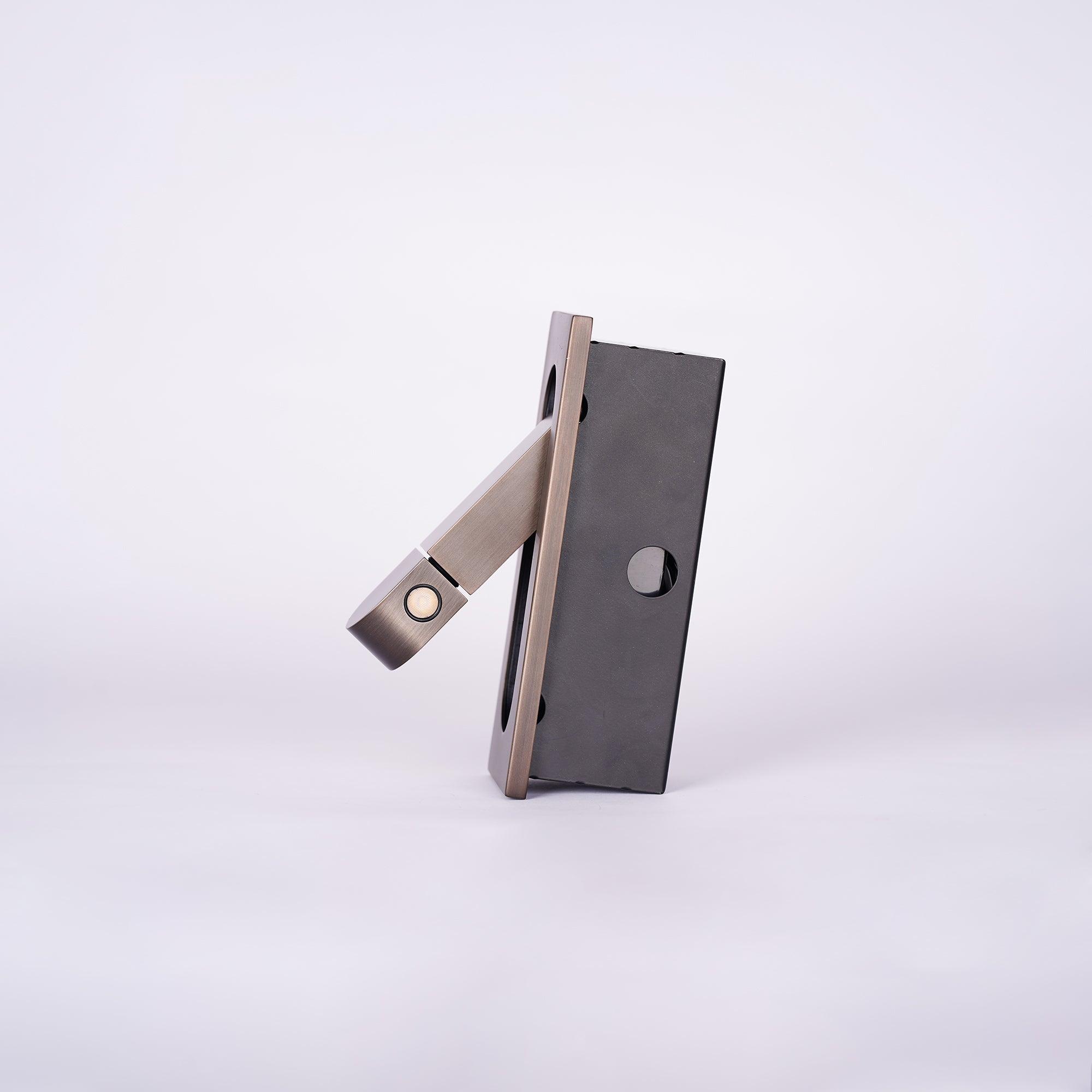 Modern Recessed Rectangular Adjustable LED Wall Sconce 1-Light