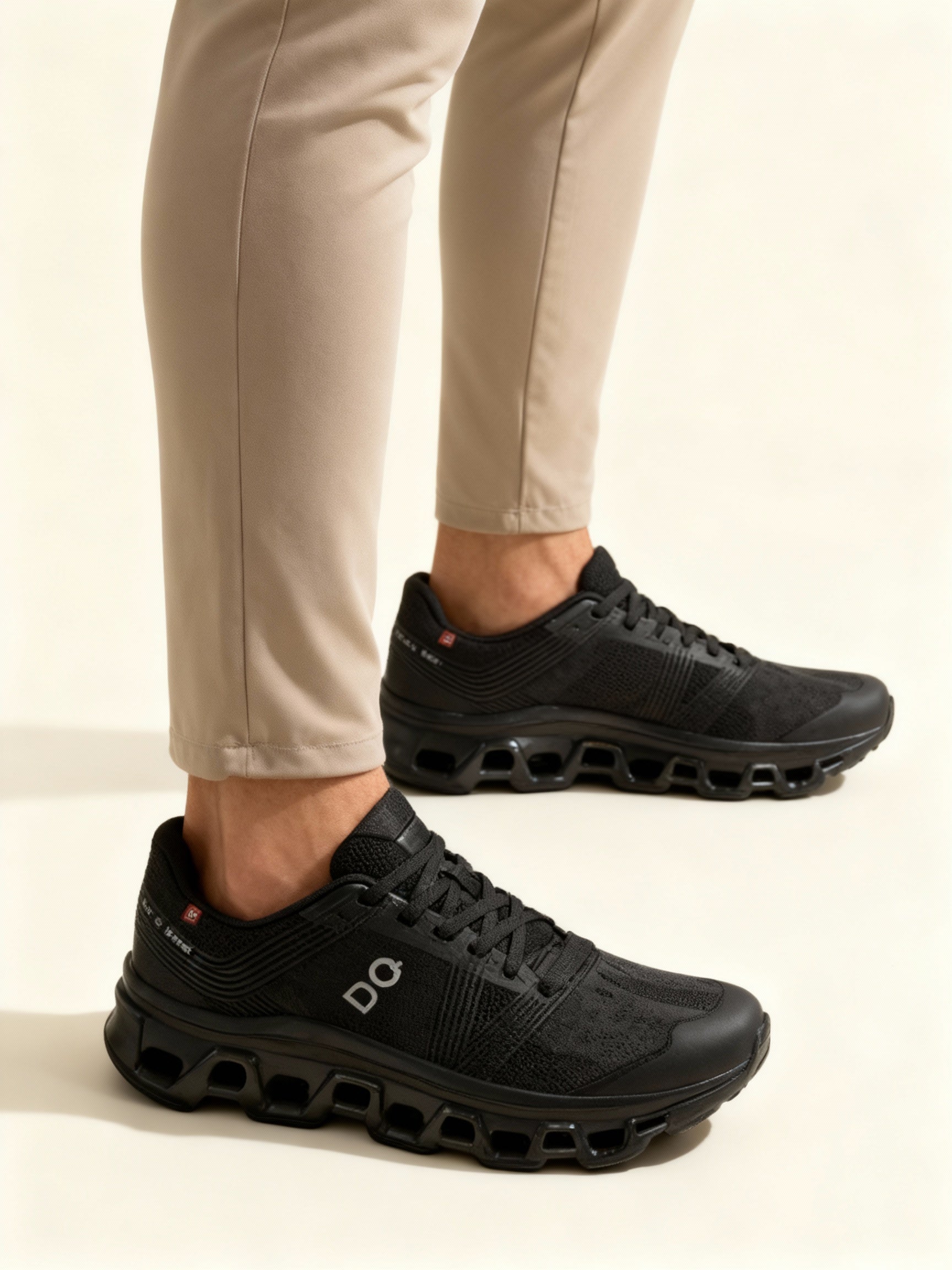 Puili Men's Sneakers | Cotton Fabric Upper | Breathable, Lightweight, Lace-Up