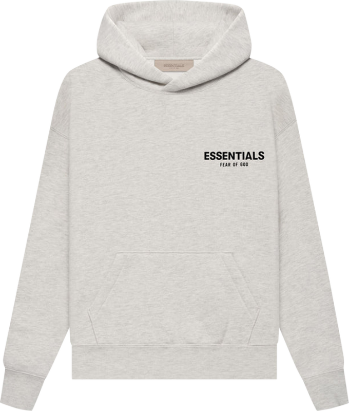 FEAR OF GOD ESSENTIALS HOODIE LIGHT OATMEAL KIDS/JR SS22
