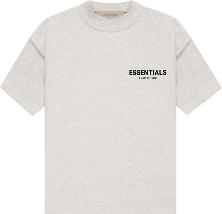FEAR OF GOD ESSENTIALS S SHIRT LIGHT OATMEAL KIDS/JR SS22