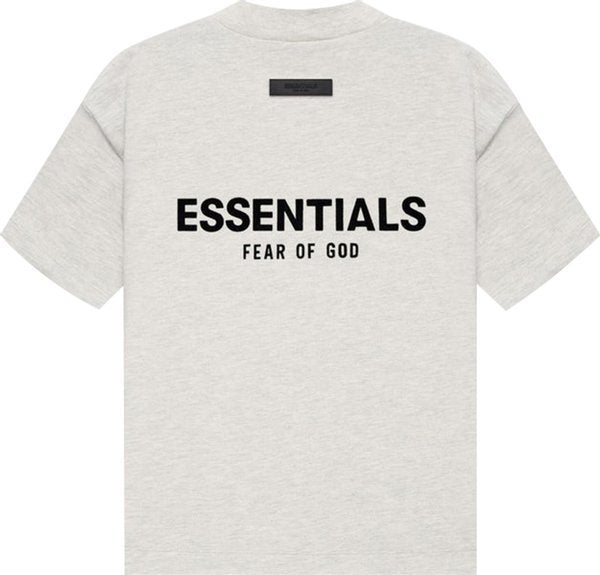 FEAR OF GOD ESSENTIALS S SHIRT LIGHT OATMEAL KIDS/JR SS22