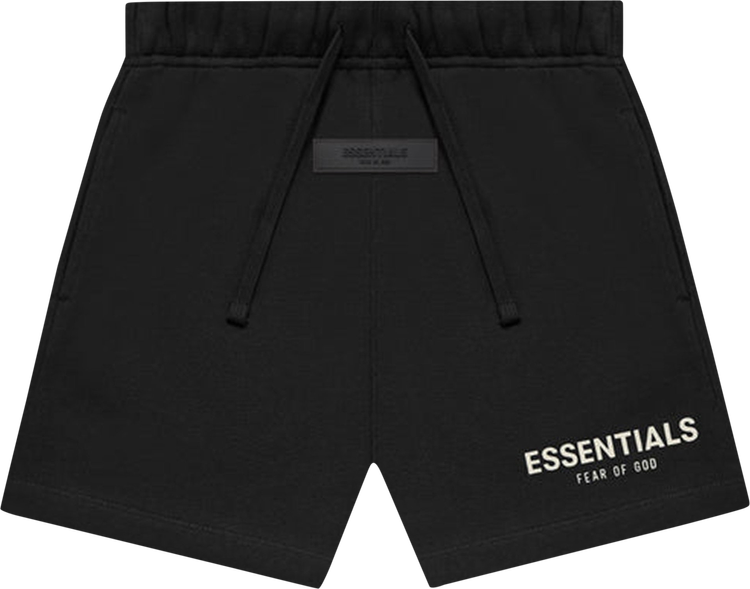 FEAR OF GOD ESSENTIALS SHORTS BLACK KIDS/JR SS22