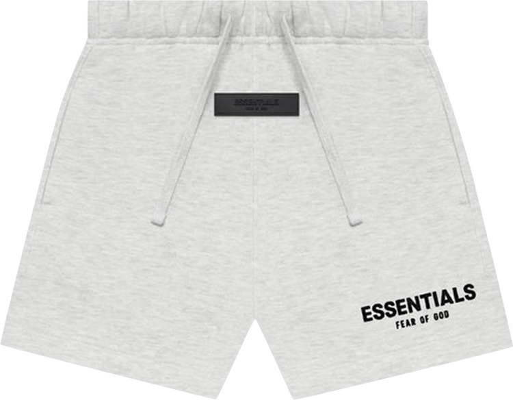 FEAR OF GOD ESSENTIALS SHORTS LIGHT OATMEAL KIDS/JR SS22
