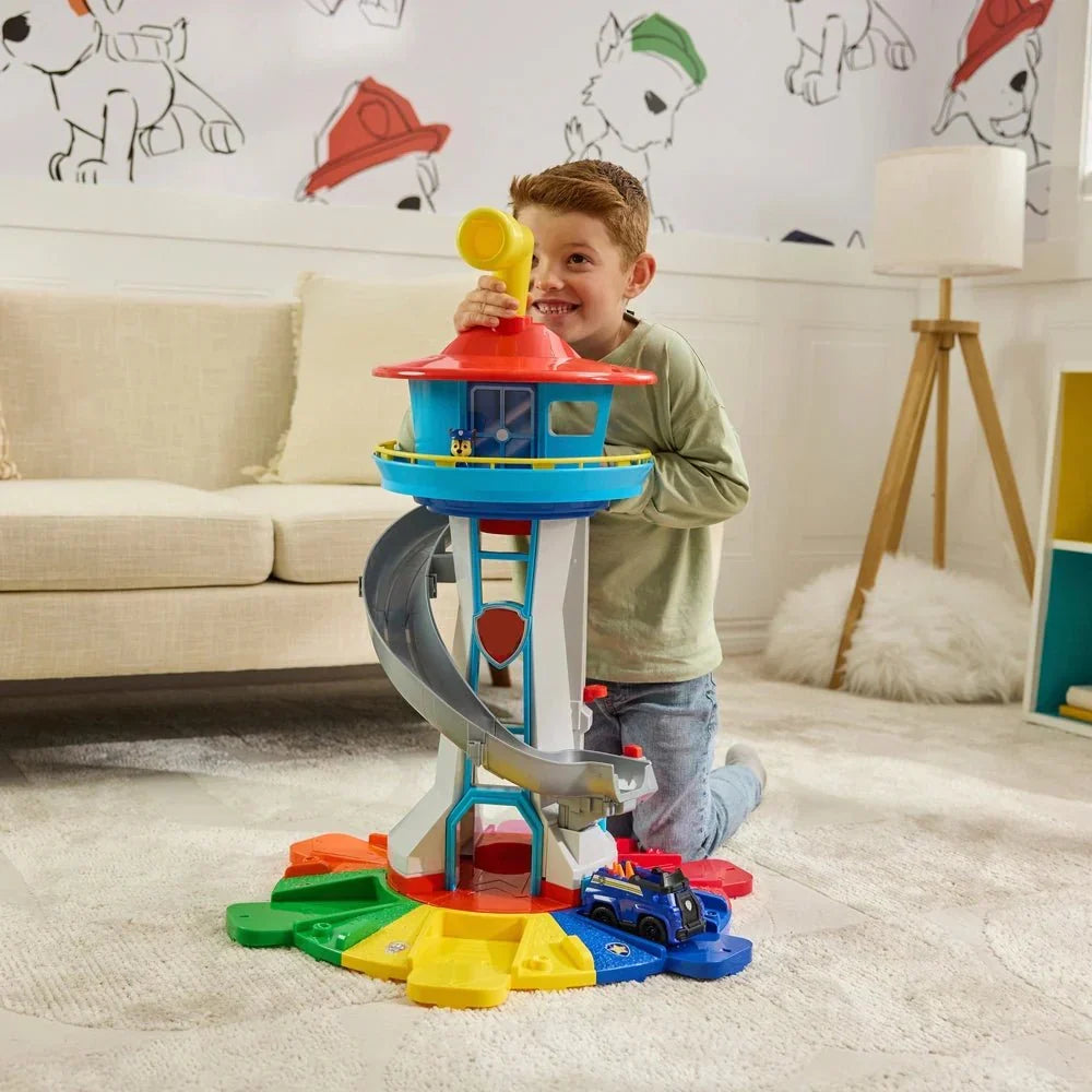 Kids Playset Slide Tower Toy Cars Durable Indoor Outdoor Fun