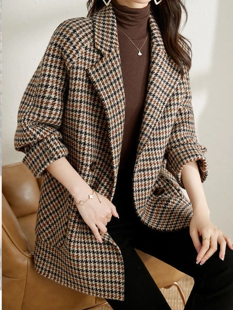 Puili | Women's Checkered Jacket