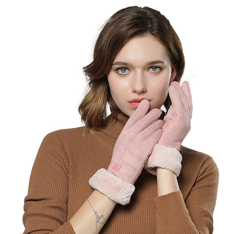 Electric Heated Gloves 5000mAh Adjustable Heat, All-Day Warmth, Touch Use