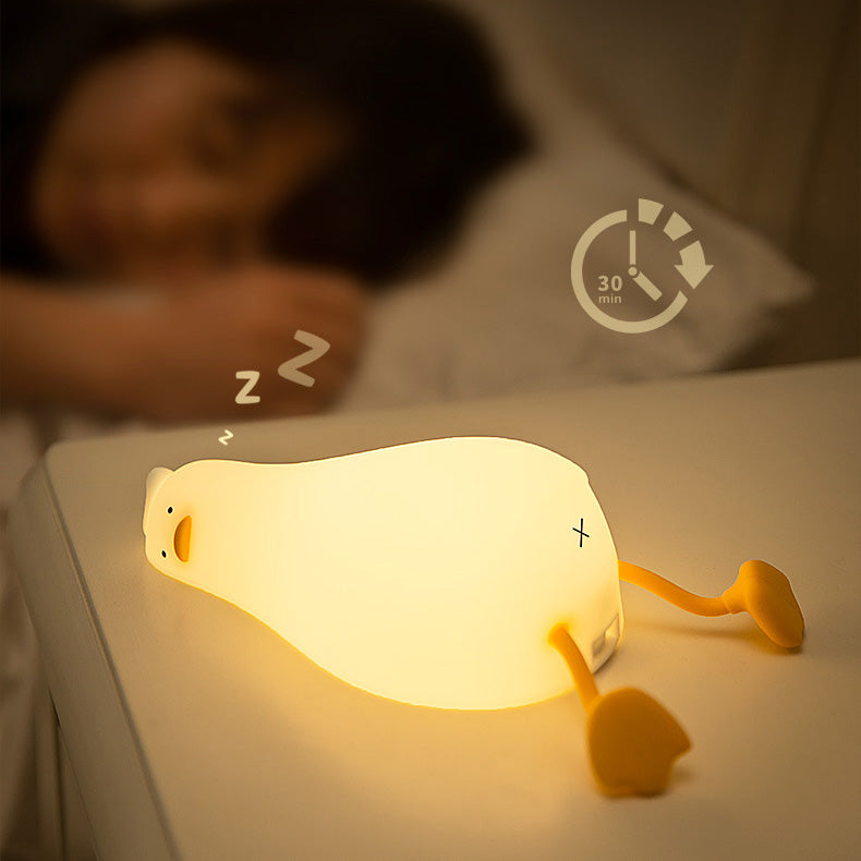 Lampada notturna LED anatra pigra - Miglior regalo