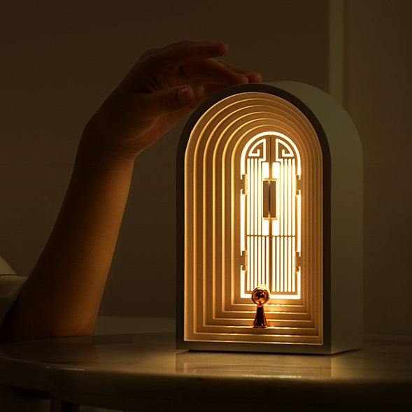Lampada notturna creativa retrò premium con altoparlante Bluetooth - Regali perfetti