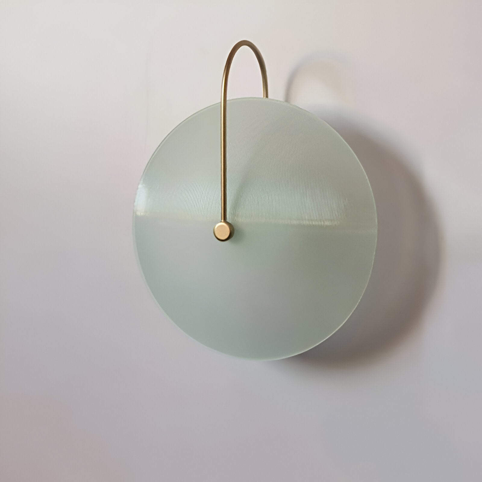 Postmodern Nordic Frosted Glass Round Wall Sconce LED 1-Light