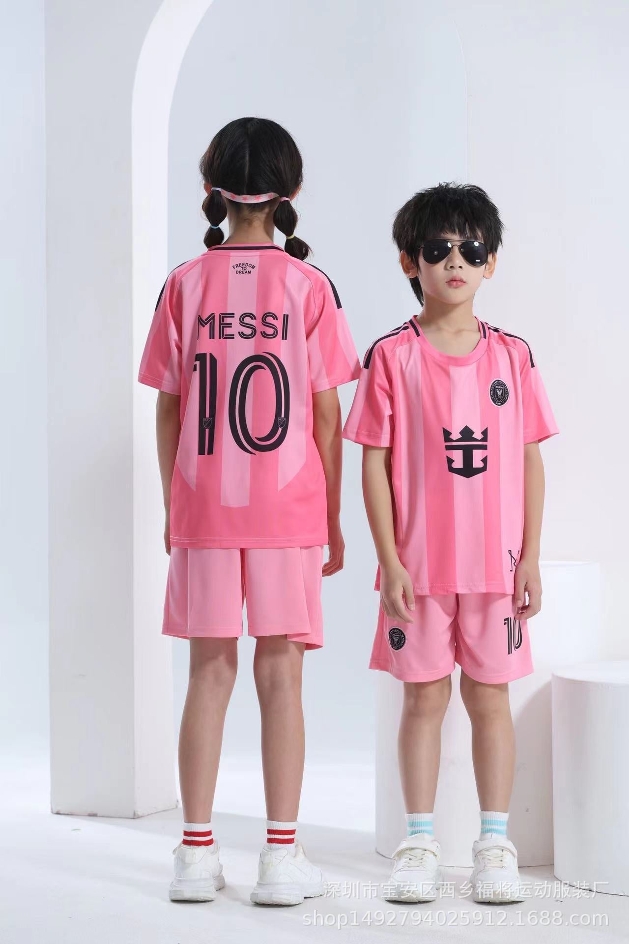 Kids’ Football Jersey & Shorts Set Inter Miami - Lionel Messi