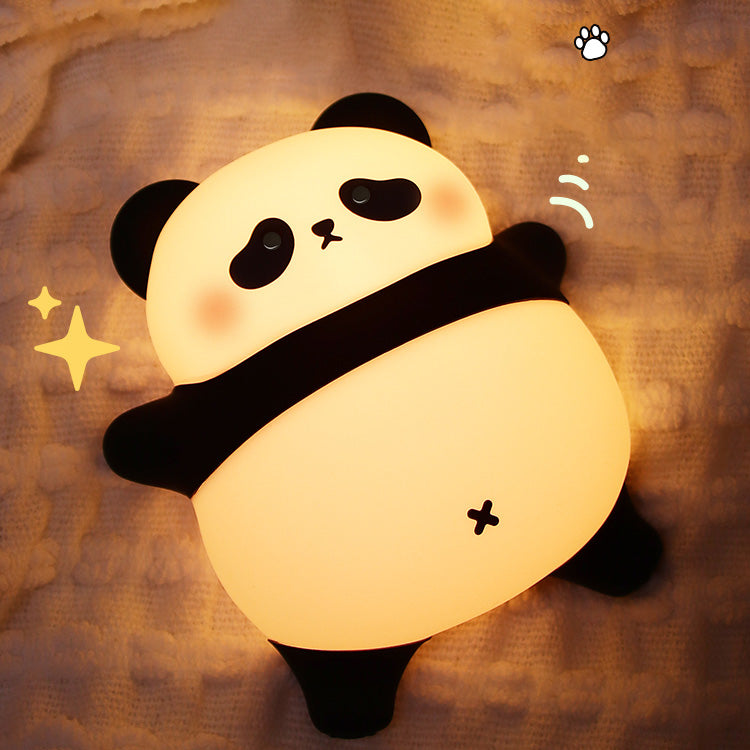 Liggende Luie Panda Nachtlamp LED Tap Lamp Beste Cadeau voor Baby & Meisje