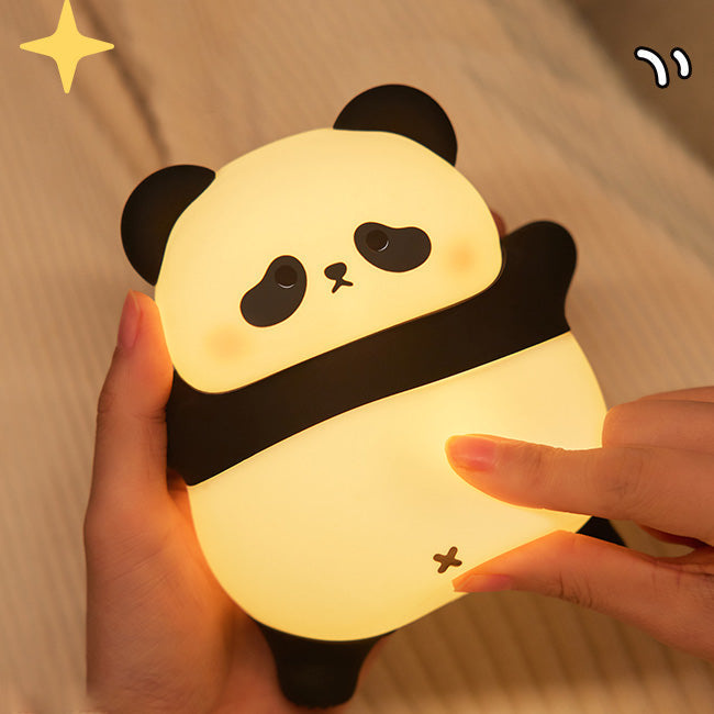 Lampada Notturna LED Panda Pigro Sdraiato Tap - Miglior Regalo per Bambini e Ragazze