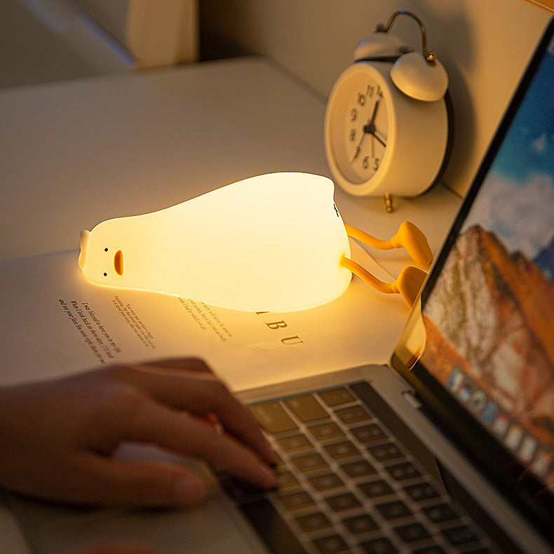 Lampada notturna LED anatra pigra - Miglior regalo