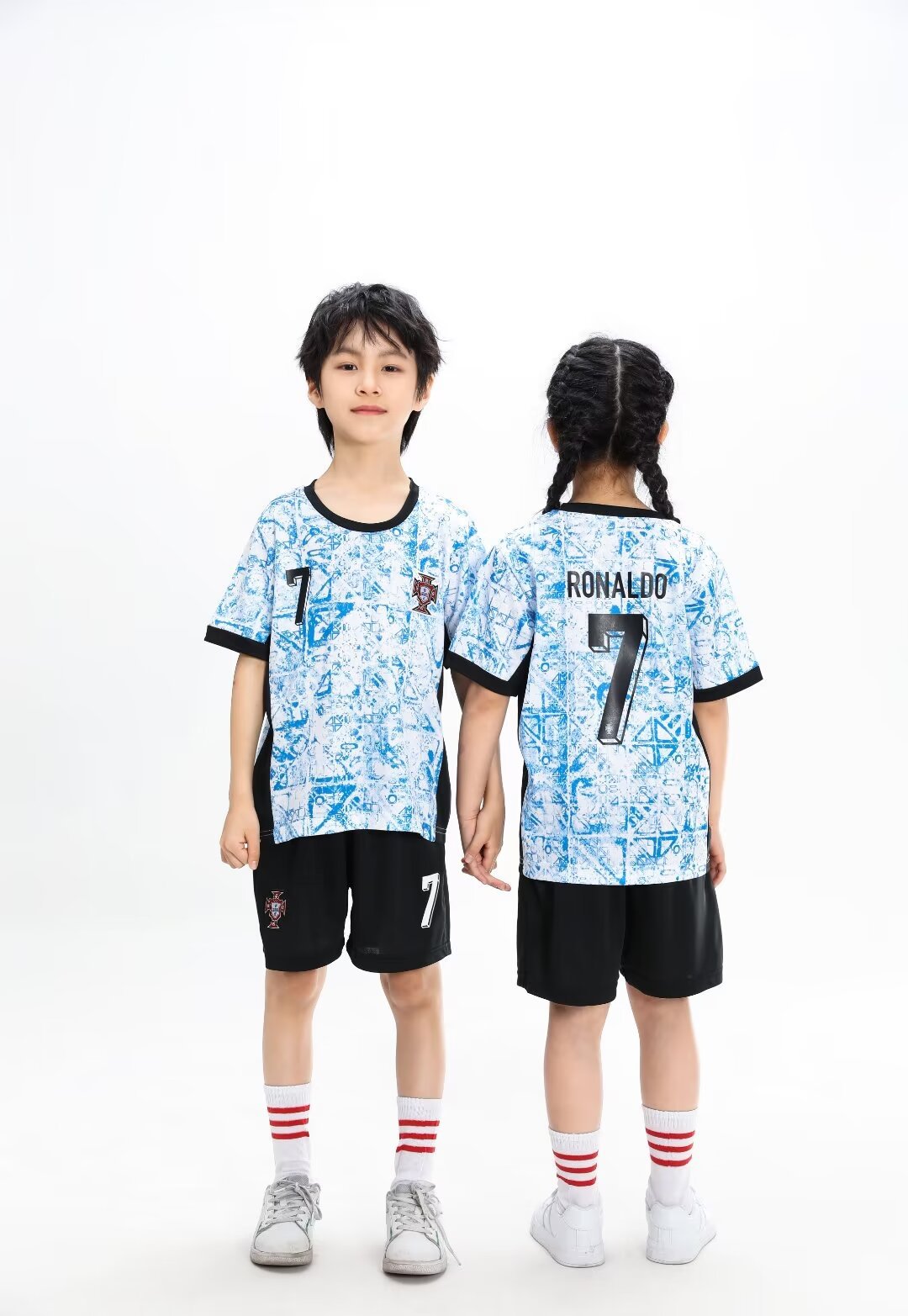 Kids’ Football Jersey & Shorts Set Portugal - Ronaldo