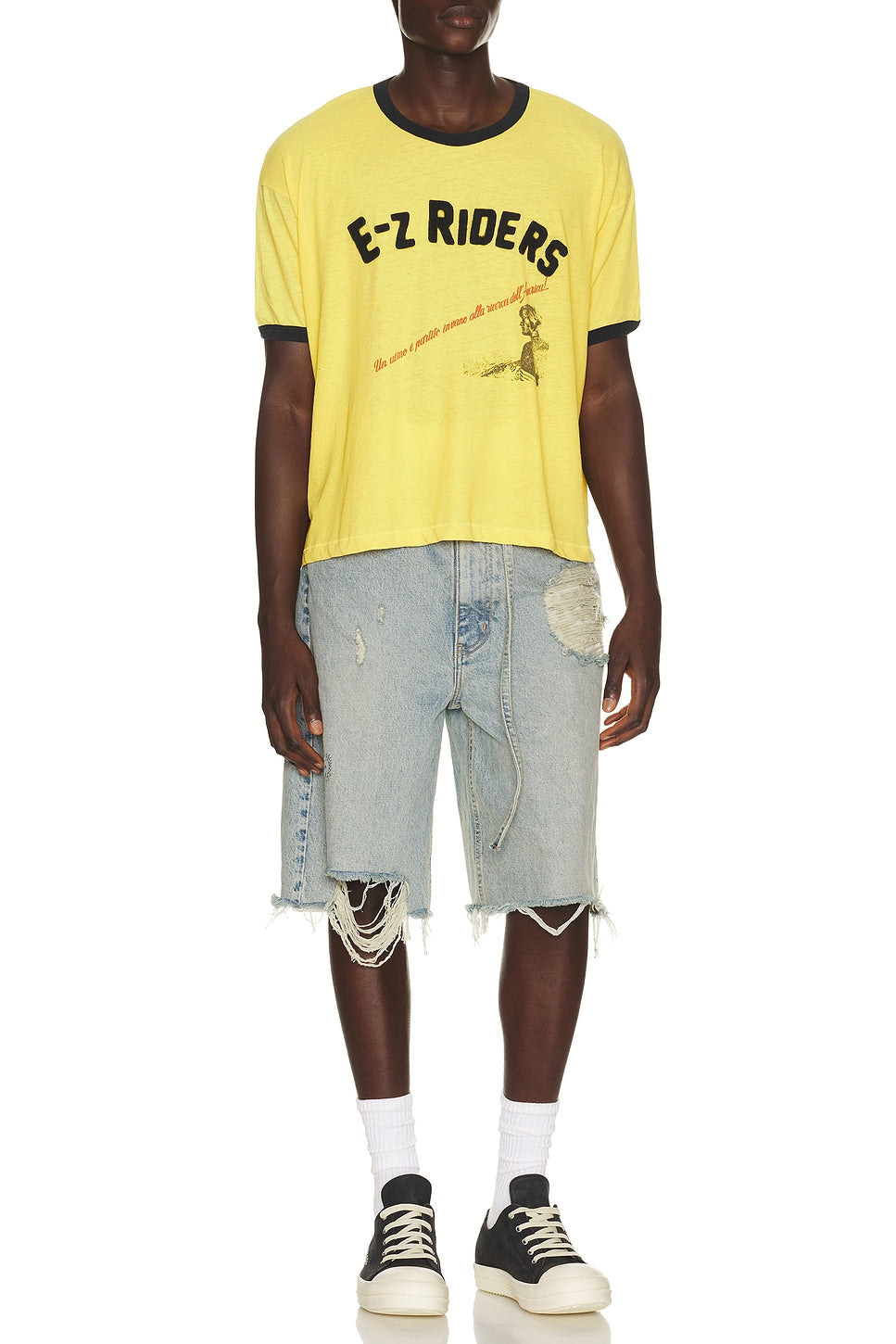 Paly Hollywood Ez Riders Ringer Tee