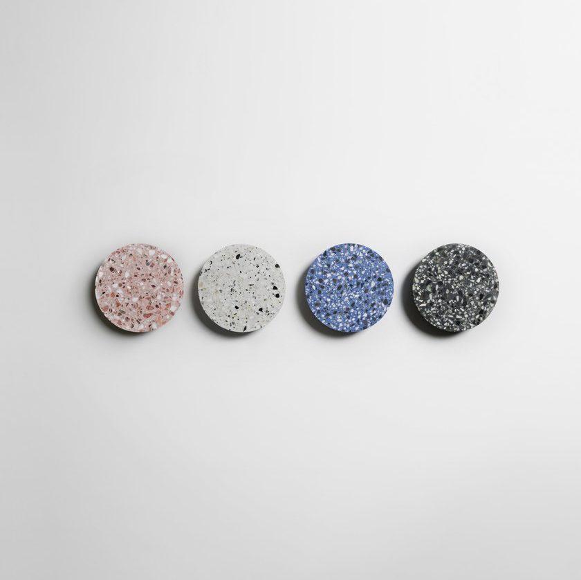 Modern Terrazzo Round Wall Sconce LED 1-Light