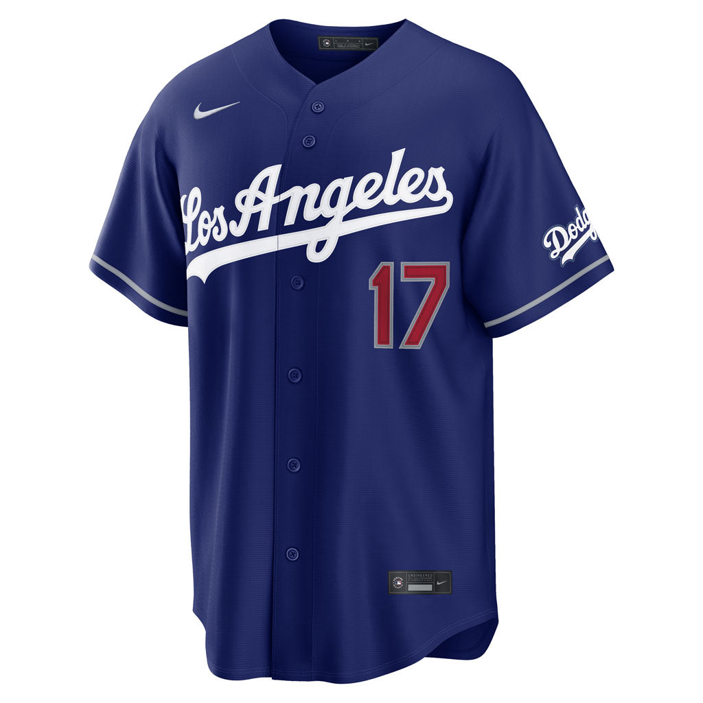 MLB Los Angeles Dodgers Shohei Ohtani Nike Alternate Kanji Stadium Jersey - Blue