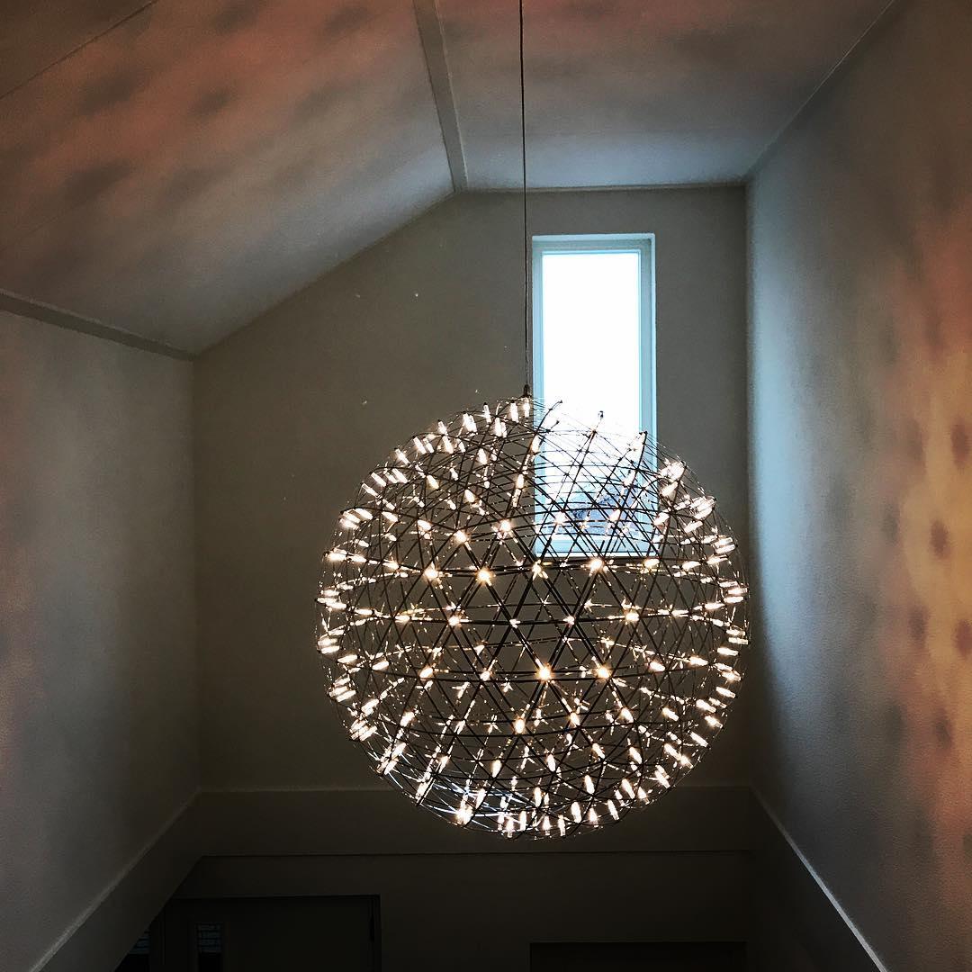 Modern Sphere Stainless Steel LED Pendant Light 1-Light
