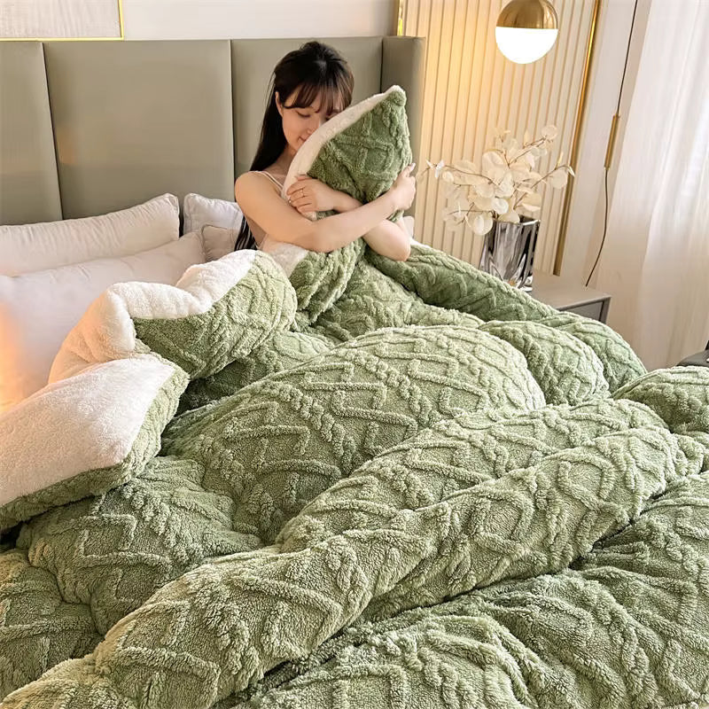 NylaWeave Lamb Cashmere Weighted Blanket Ultra Warm Winter