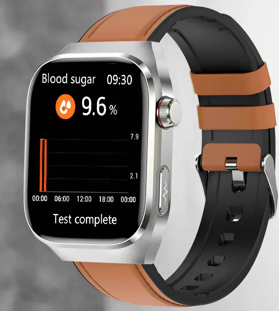 NexaPulse Watch Blood Sugar, ECG, Uric Acid, Bluetooth