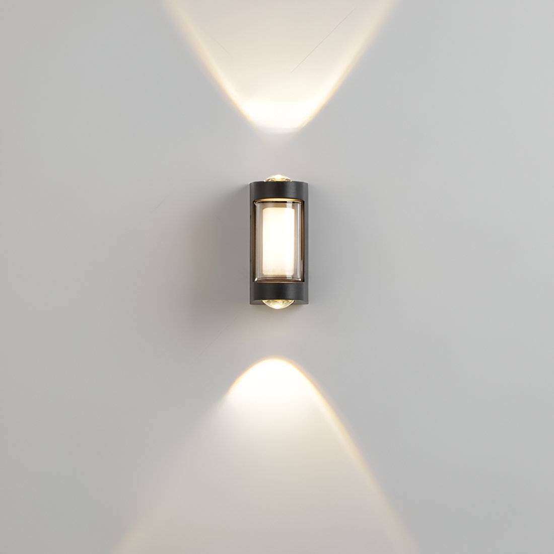 Nordic Minimalist Acrylic Rectangular Outdoor Wall Light LED Up-Down