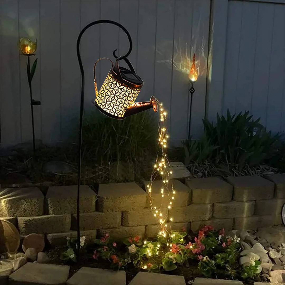 Solar Outdoor Lamp with LED Light – Automatic On/Off Garden Lights for Magical Ambiance