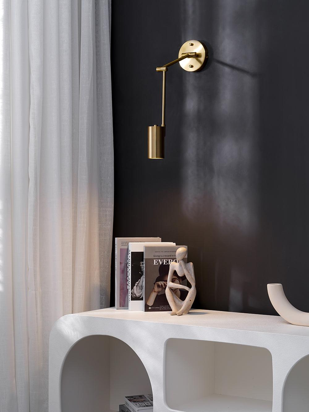 Modern Adjustable Swing Arm LED Wall Sconce 1-Light