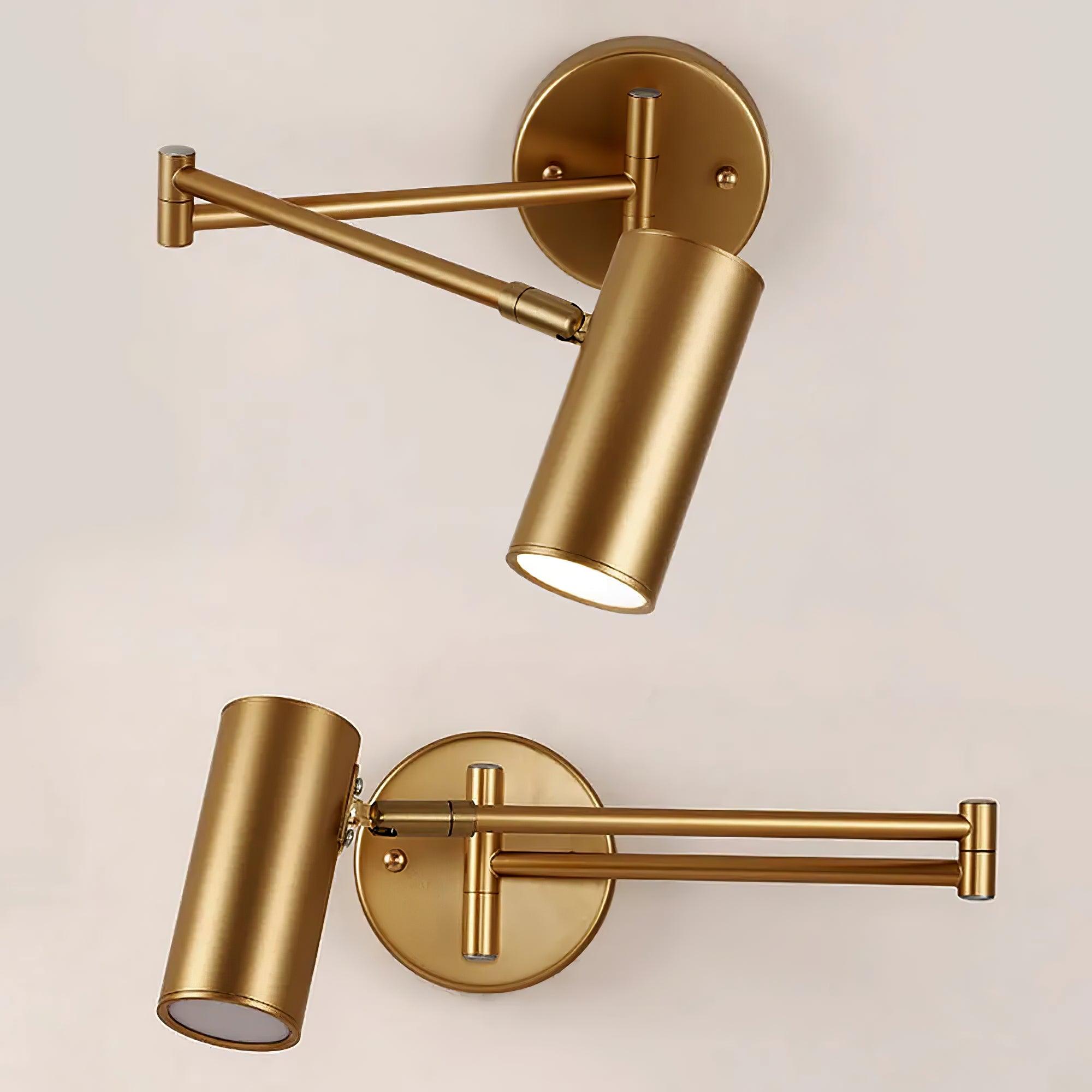 Modern Adjustable Swing Arm LED Wall Sconce 1-Light