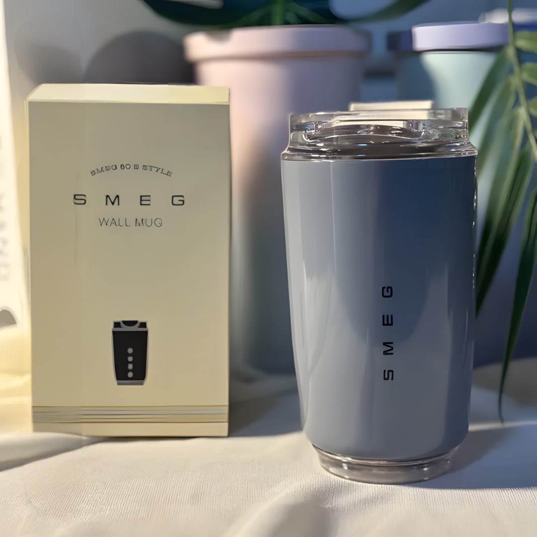 Puili | LuxeTherm Elegant Stainless Steel Thermal Travel Mug – Insulated Reusable Cup for Hot & Cold Drinks