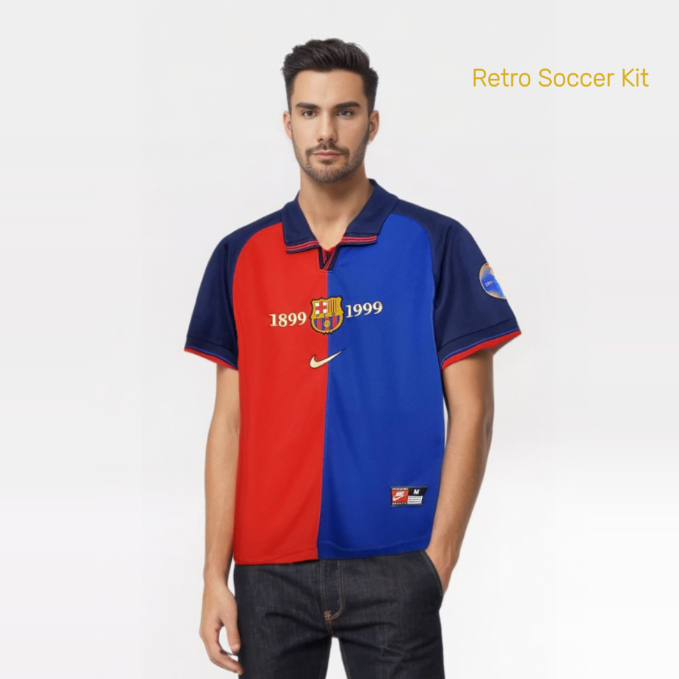 Barcelona Home Jersey 100th Anniversary