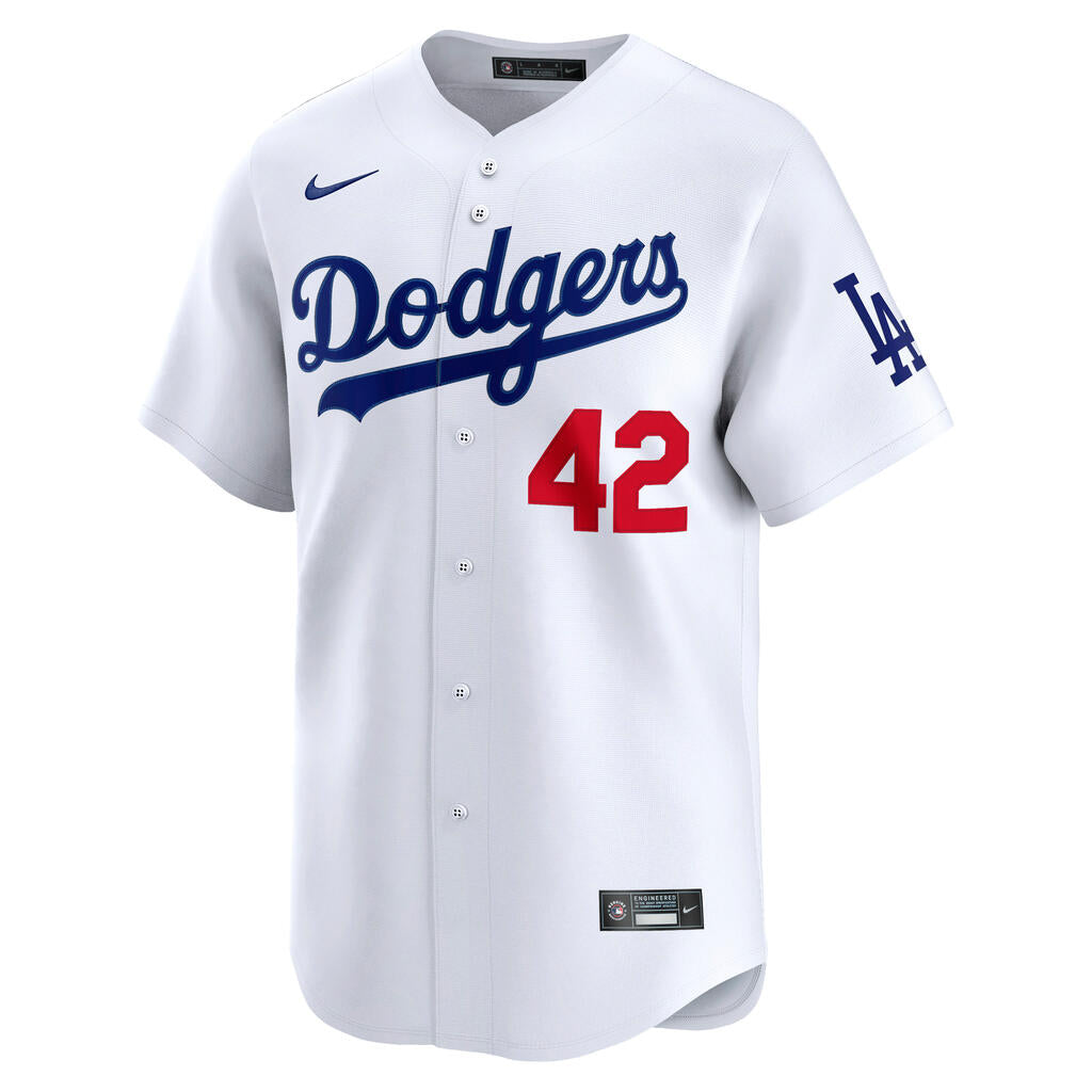 MLB Los Angeles Dodgers Jackie Robinson Nike Cooperstown Limited Jersey - White