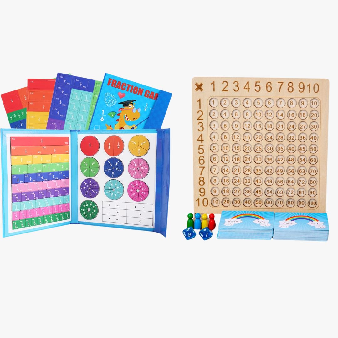 Libro de fracciones magnético Montessori - cisul