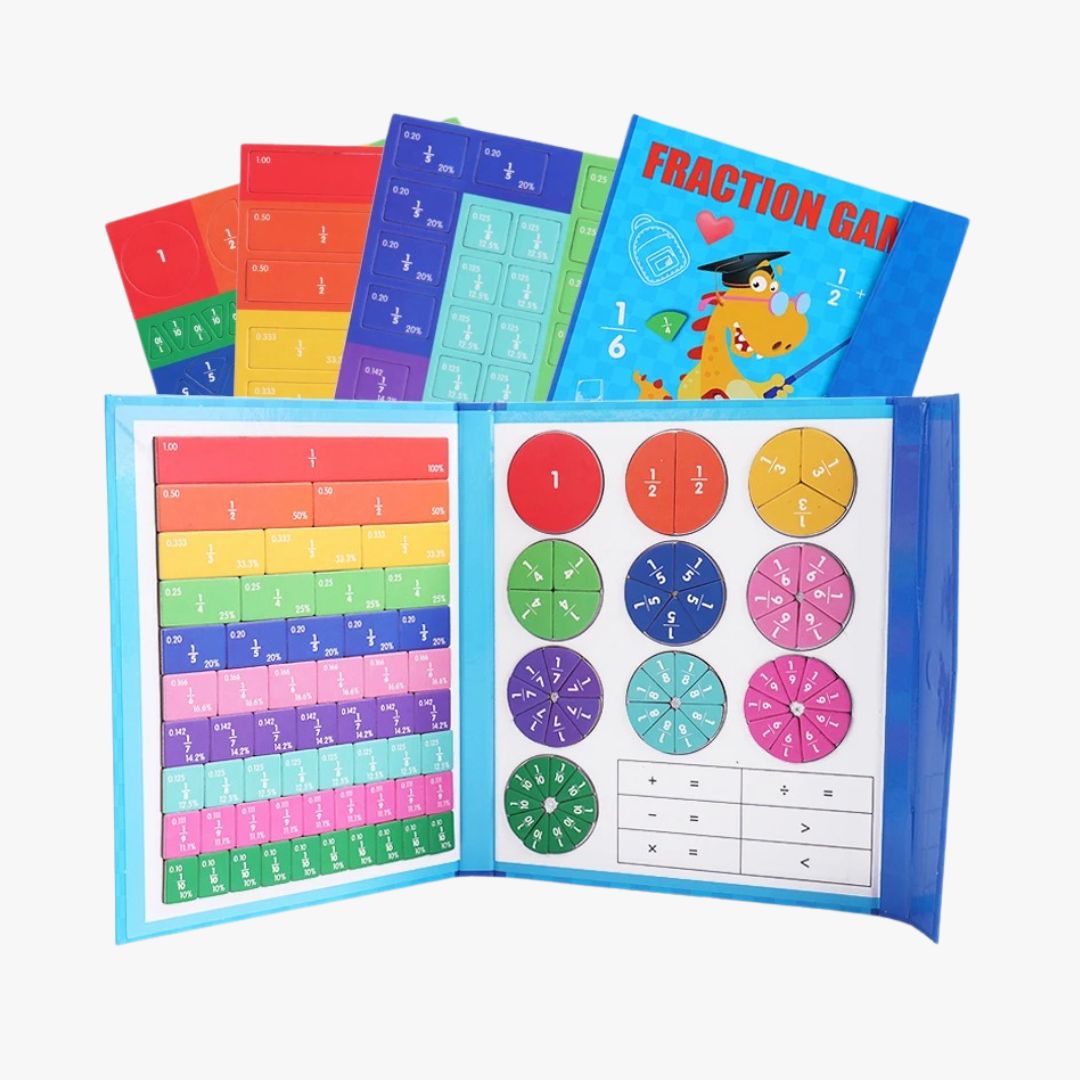 Libro de fracciones magnético Montessori - cisul
