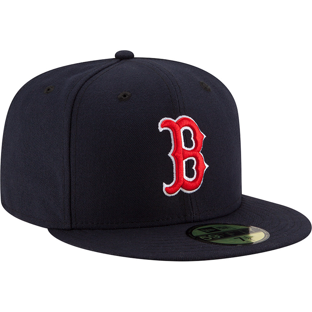 MLB Boston Red Sox Youth New Era Home Authentic Collection 59FIFTY Fitted Hat - Navy