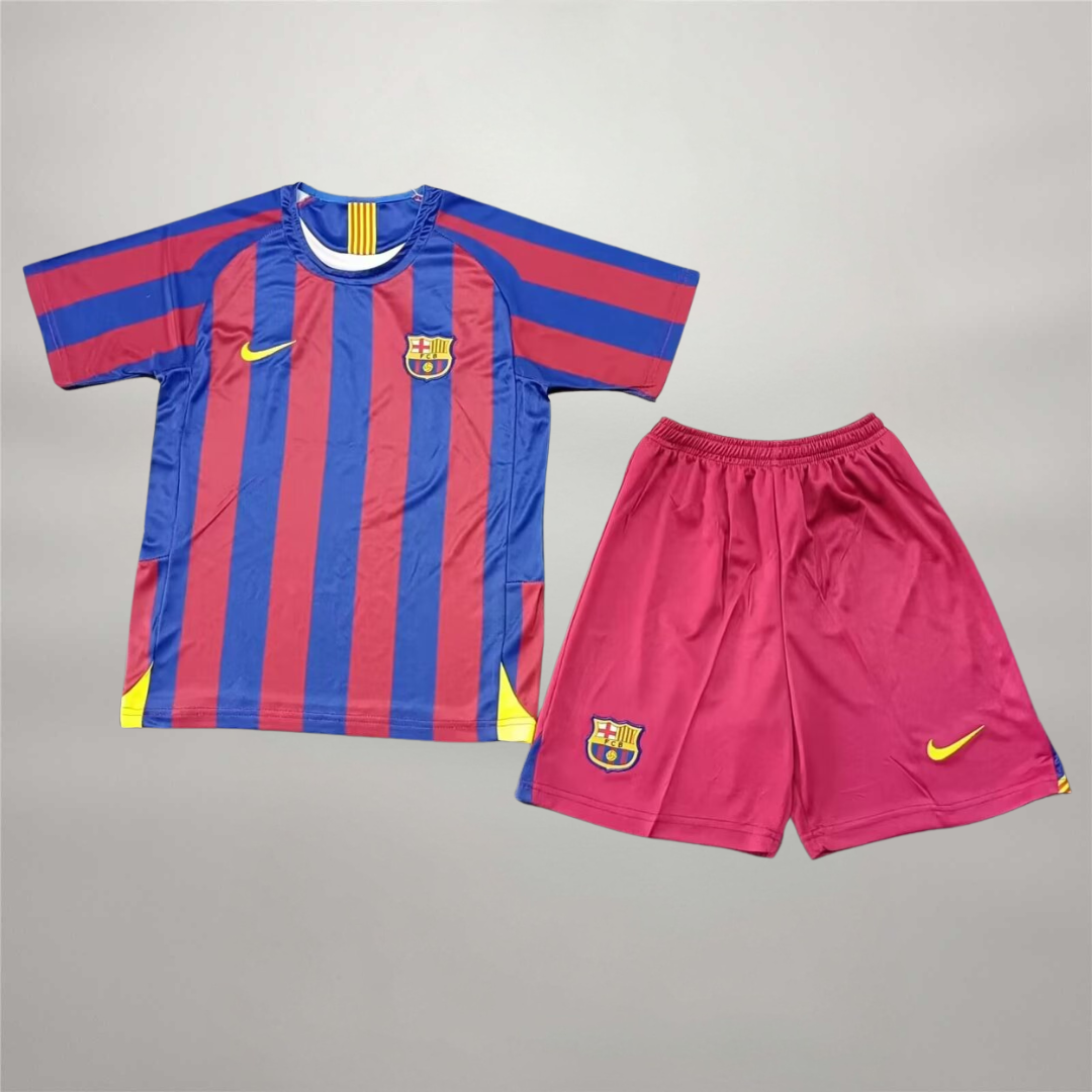 Barcelona Home Full Kit 2005/06 - Kids