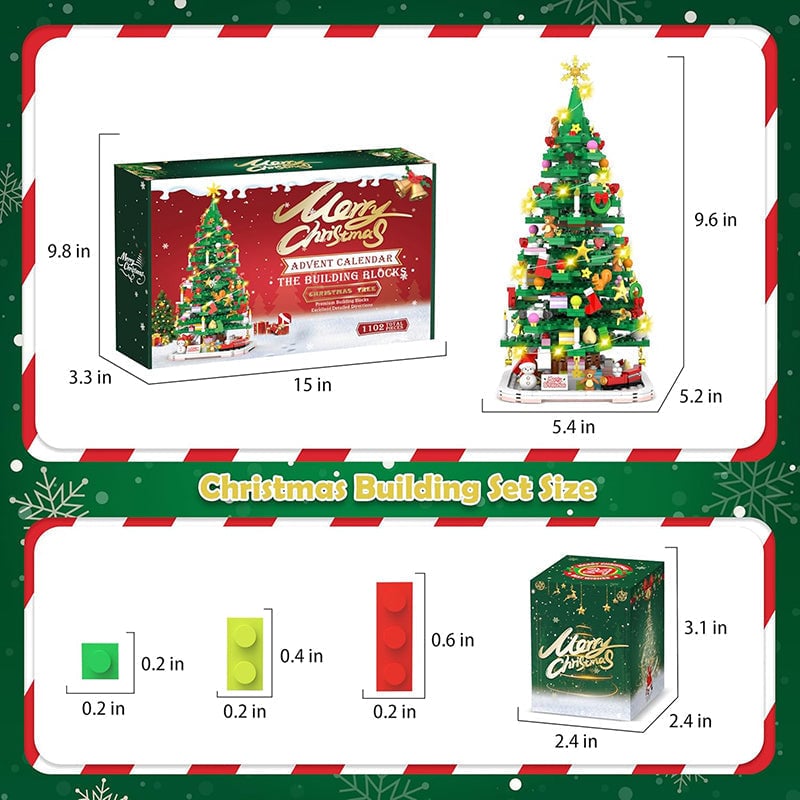 2024 Kerstboom Bouwspeelgoed Set