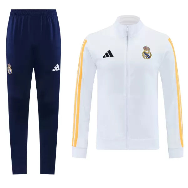Real Madrid Training Tracksuit Kit(Jacket+Pants) White 2026/27 - Image 1