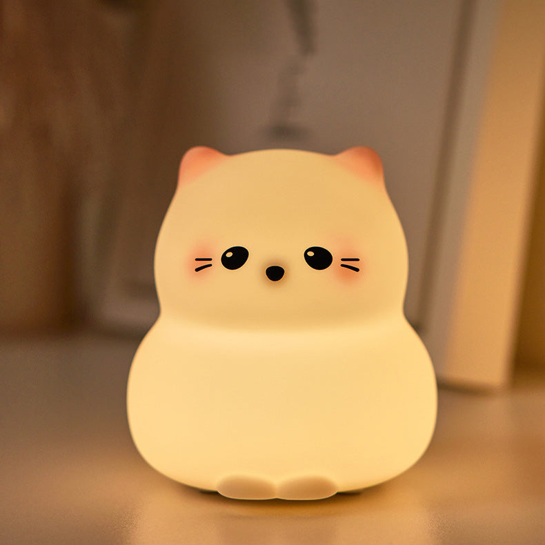 Lampada Notturna Tap Gattino Carino Miglior Regalo per Bambini e Ragazze