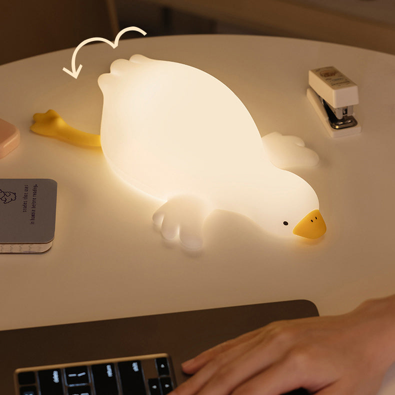 Lampada notturna LED oca bianca grande