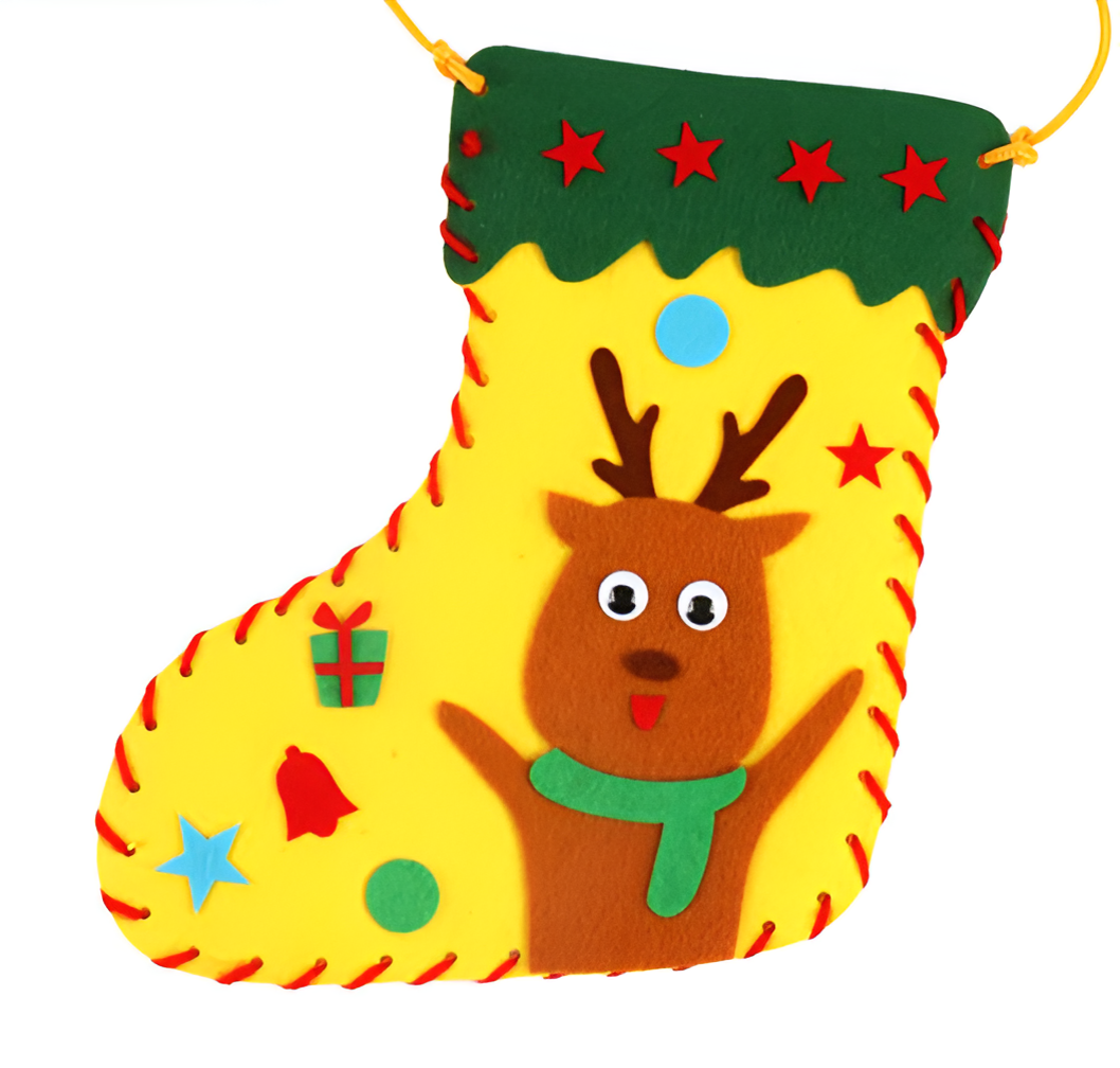 Medias Navideñas DIY (Paquete de 4)