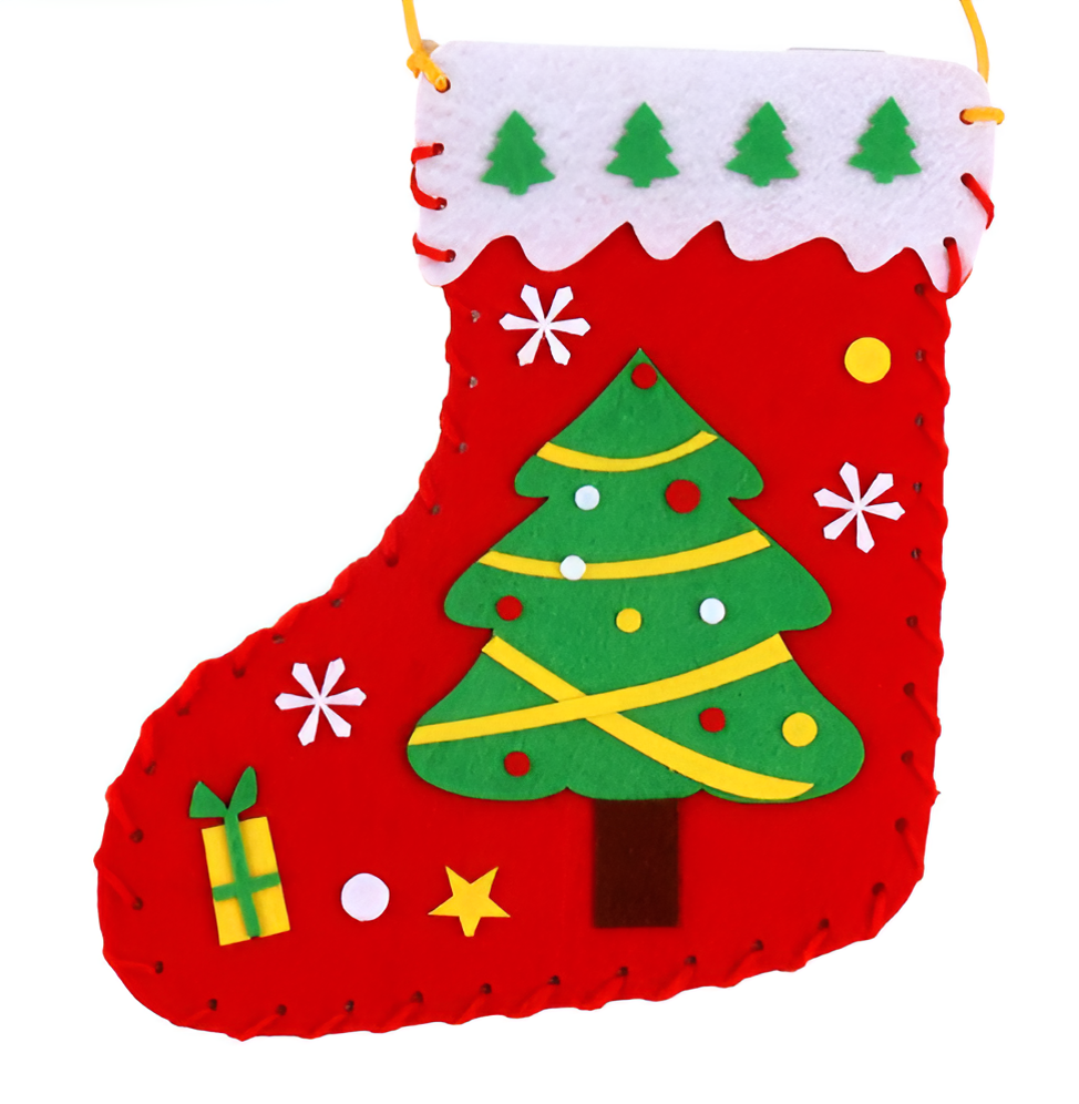Medias Navideñas DIY (Paquete de 4)