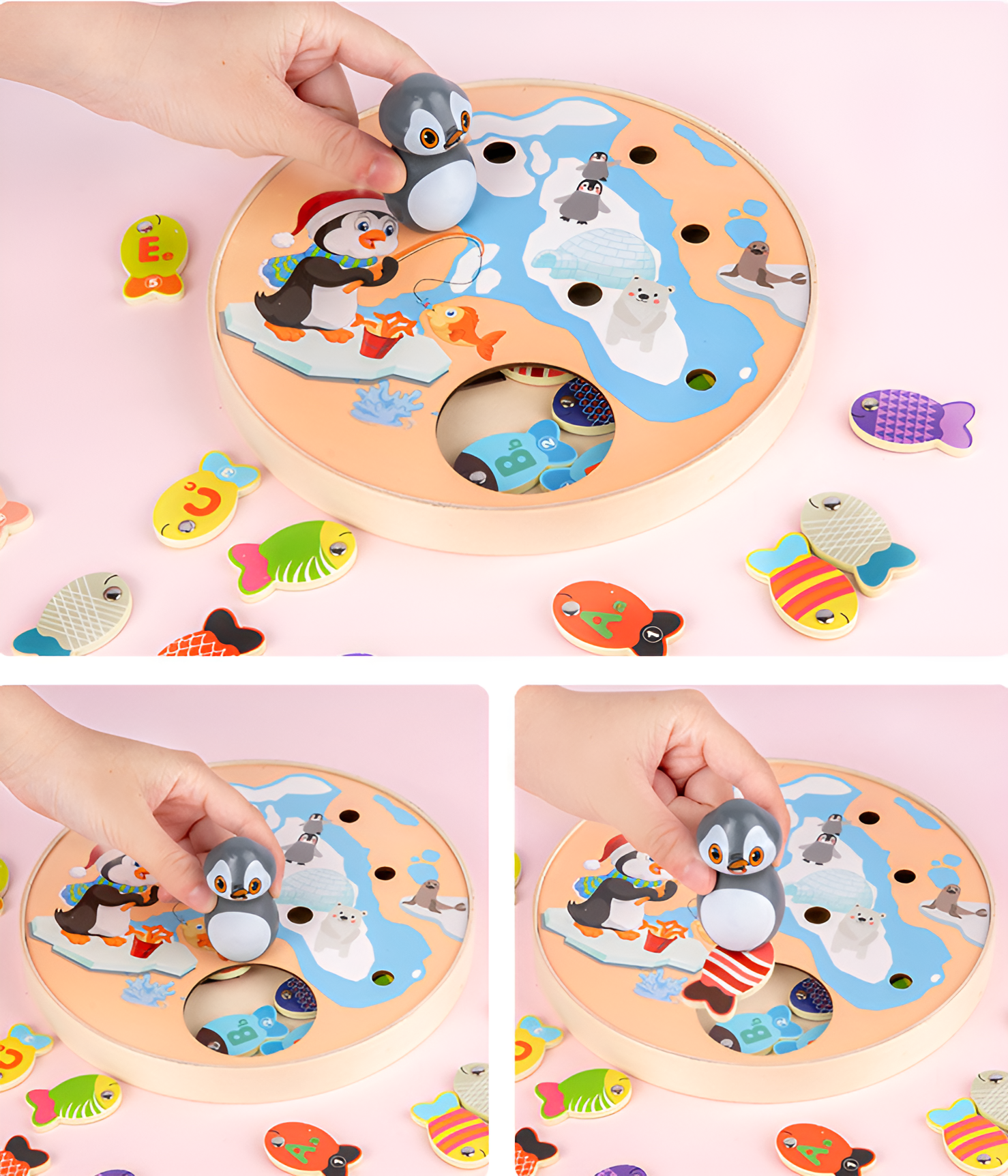 Juego Educativo de Pesca Montessori